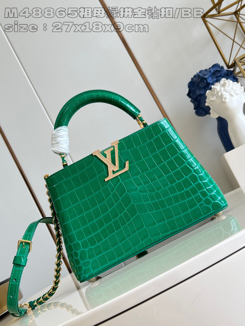 Louis Vuitton Capucines Saiz BB：27*18*9sm