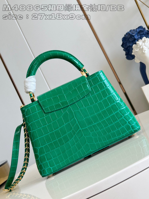 Louis Vuitton Capucines Saiz BB：27*18*9sm