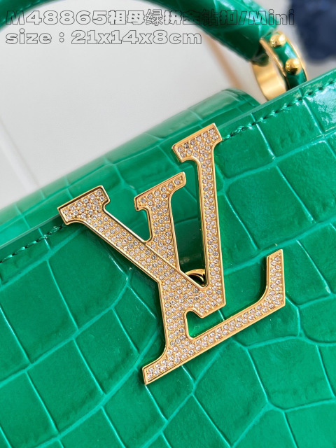 Louis Vuitton Capucines mini Dimensioni: 21*14*8cm
