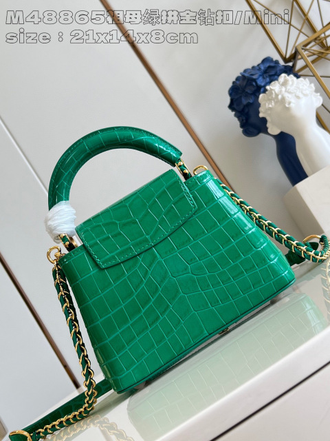 Louis Vuitton Capucines mini Dimensioni: 21*14*8cm