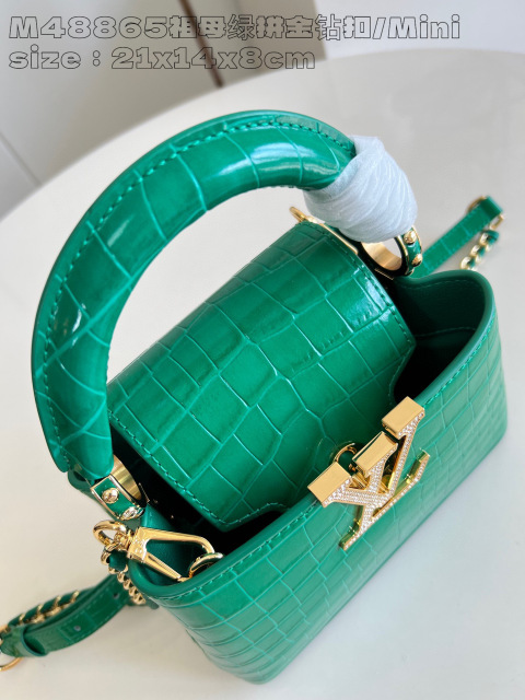 Louis Vuitton Capucines mini Dimensioni: 21*14*8cm