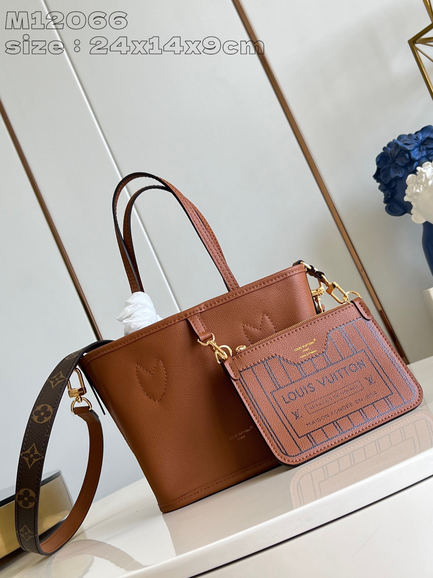 Louis Vuitton Neverfull Bandoulière Inside Out BB Größe: 24 * 14 * 9 cm