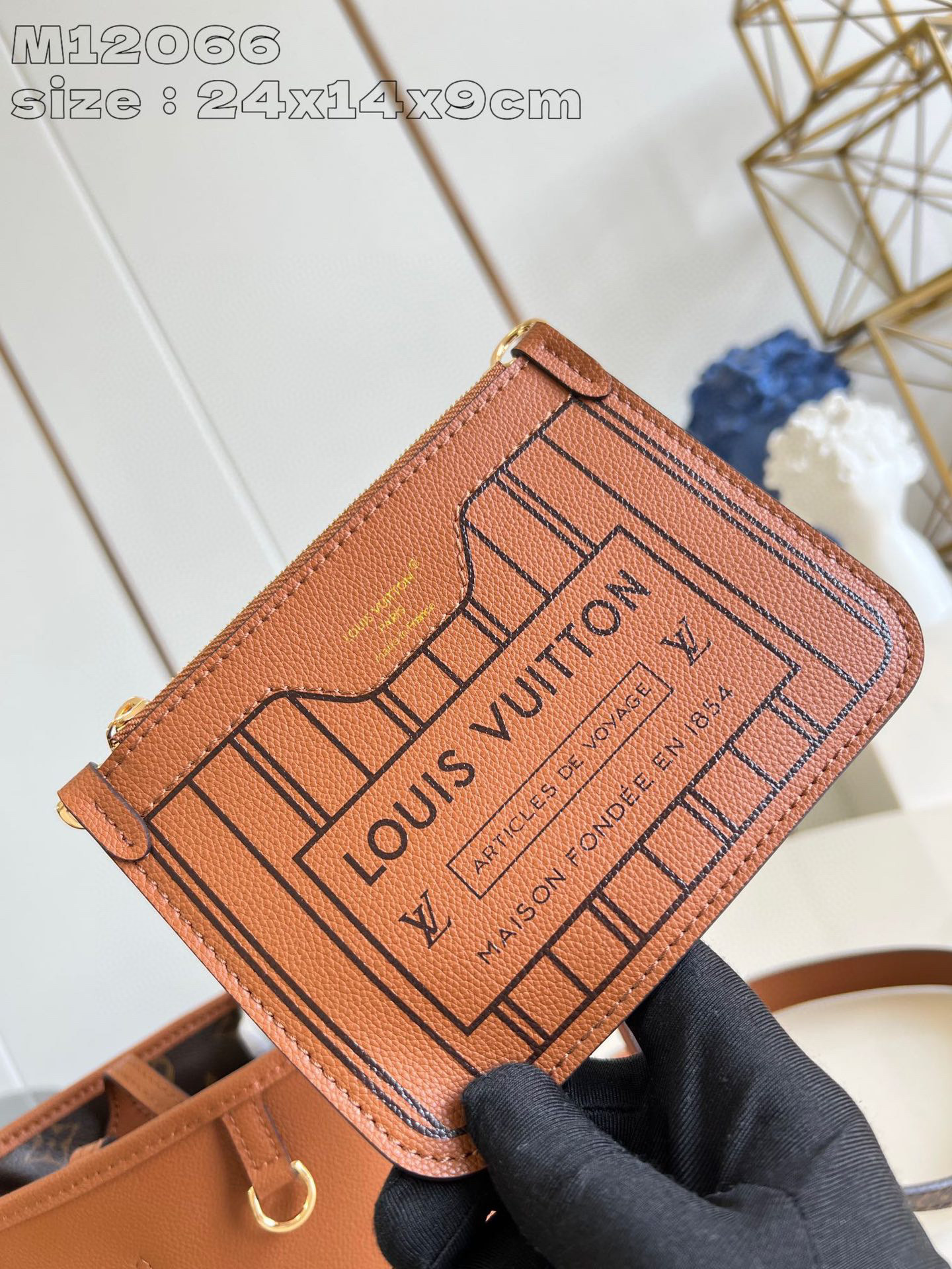 Louis Vuitton Neverfull Bandoulière Inside Out BB Größe: 24 * 14 * 9 cm