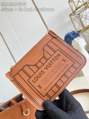Louis Vuitton Neverfull Bandoulière Inside Out BB Größe: 24 * 14 * 9 cm