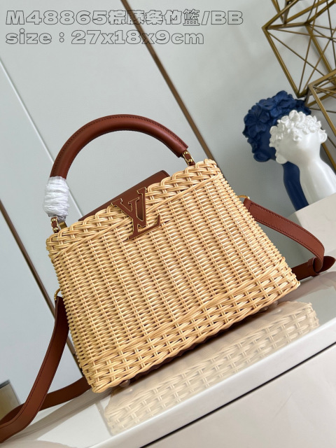 Louis Vuitton Capucines BB Size：27*17*14cm