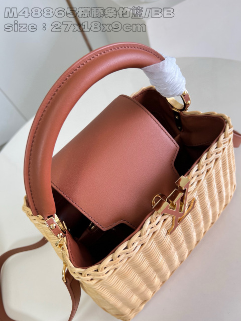 Louis Vuitton Capucines BB Size：27*17*14cm