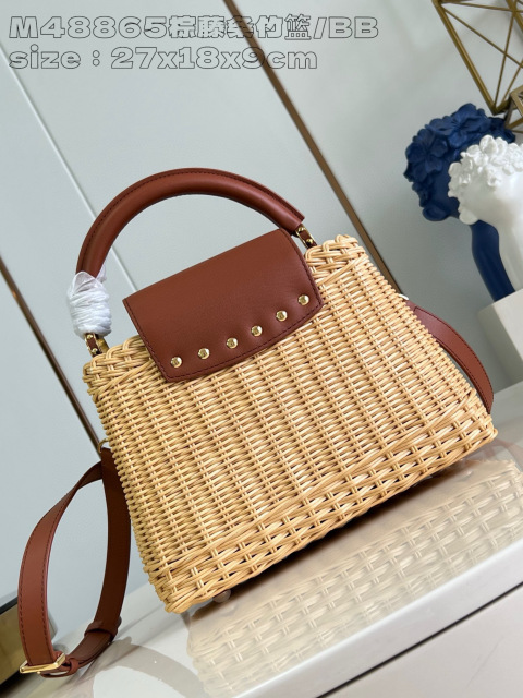 Louis Vuitton Capucines BB Size：27*17*14cm