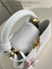 Louis Vuitton Capucines East-West Size：30*19*9cm