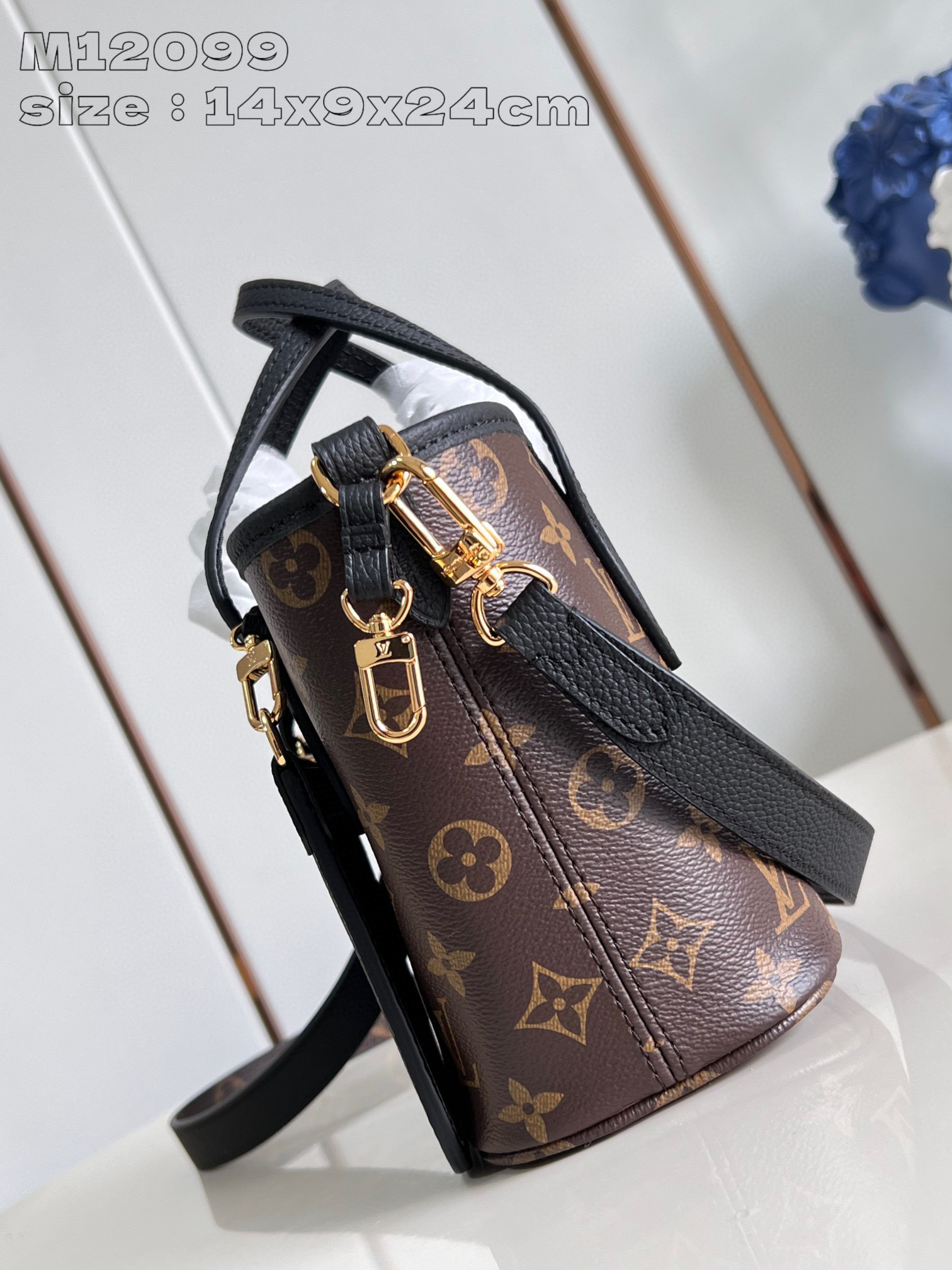 Louis Vuitton Neverfull Bandoulière Inside Out BB  Size：24*14*9cm