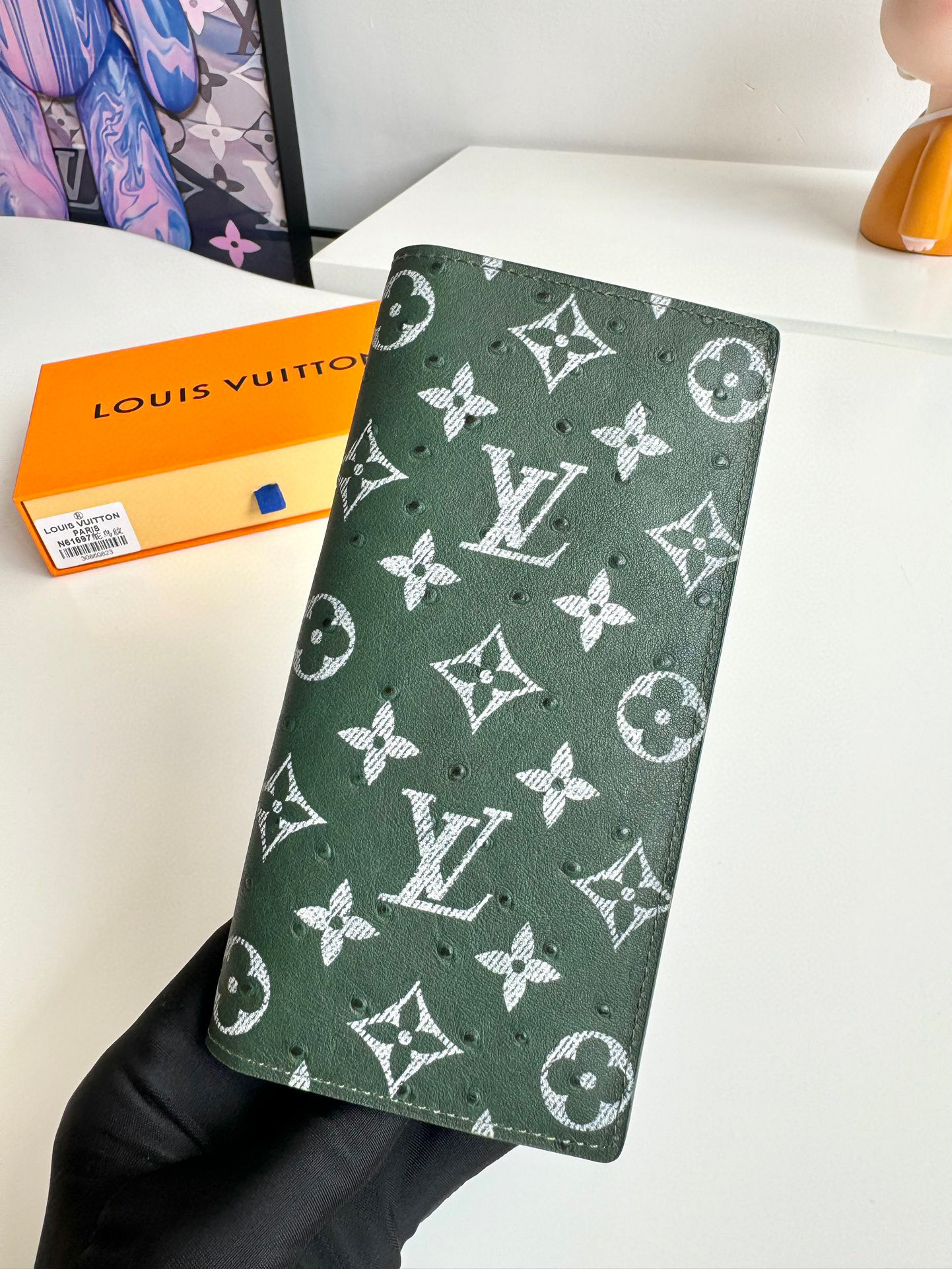 Louis Vuitton Monogram Saiz Gerhana：19*10*3sm