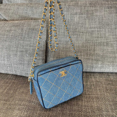 Saiz kamera Chanel Jeans：17.5*15.5*6.5cm