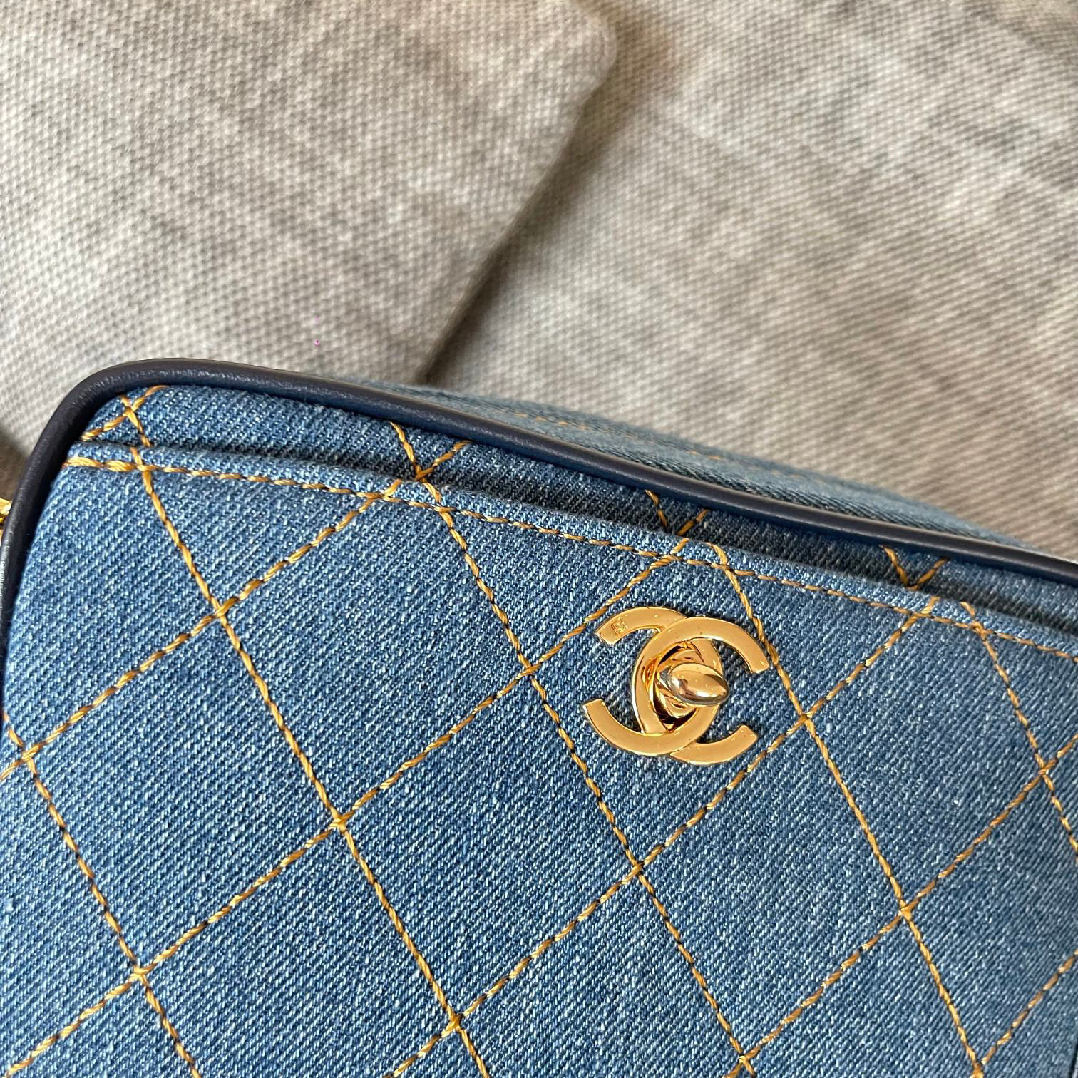 Saiz kamera Chanel Jeans：17.5*15.5*6.5cm