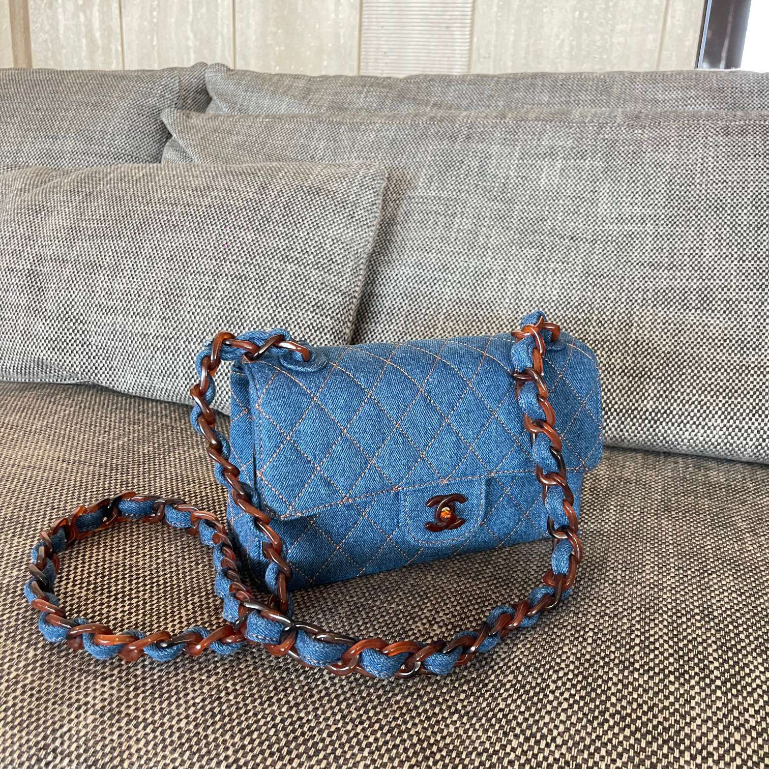 Chanel CF Catena in tartaruga cowboy Dimensioni: 23*14*5cm
