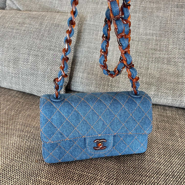 Chanel CF Catena in tartaruga cowboy Dimensioni: 23*14*5cm
