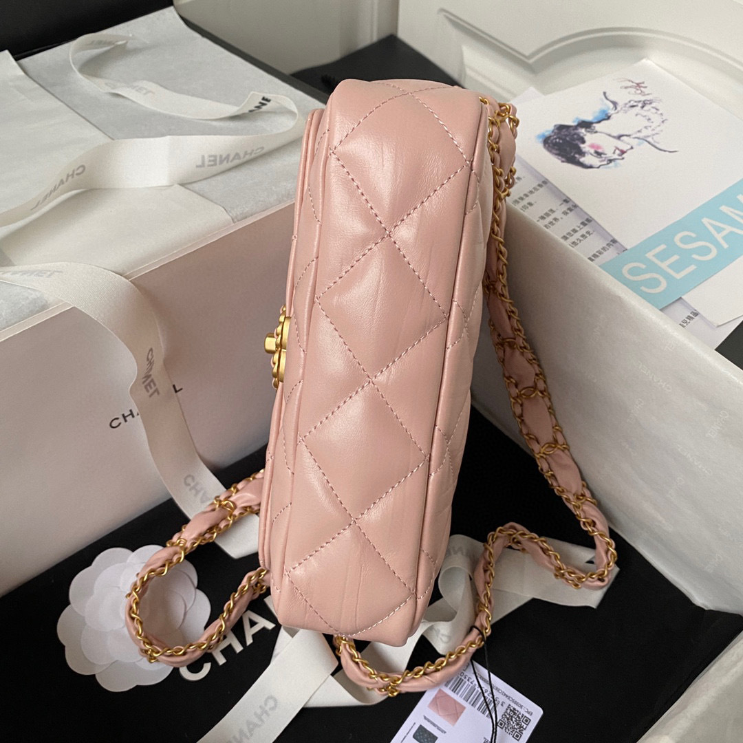 Chanel Rindsleder breite Schulter Größe: 20,5 * 13,5 * 5 cm