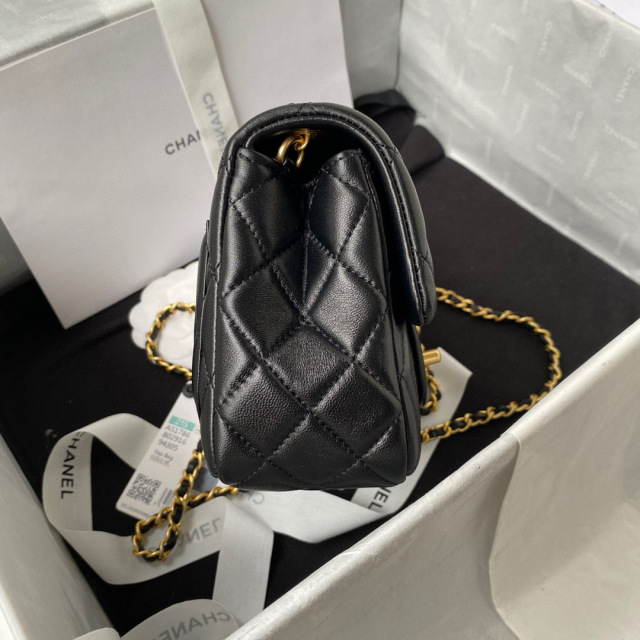 Chanel cf Metal cf mini flap  Size：18*13*7cm