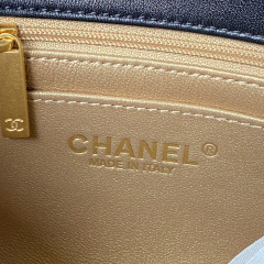 Chanel cf Metal cf mini flap  Size：18*13*7cm