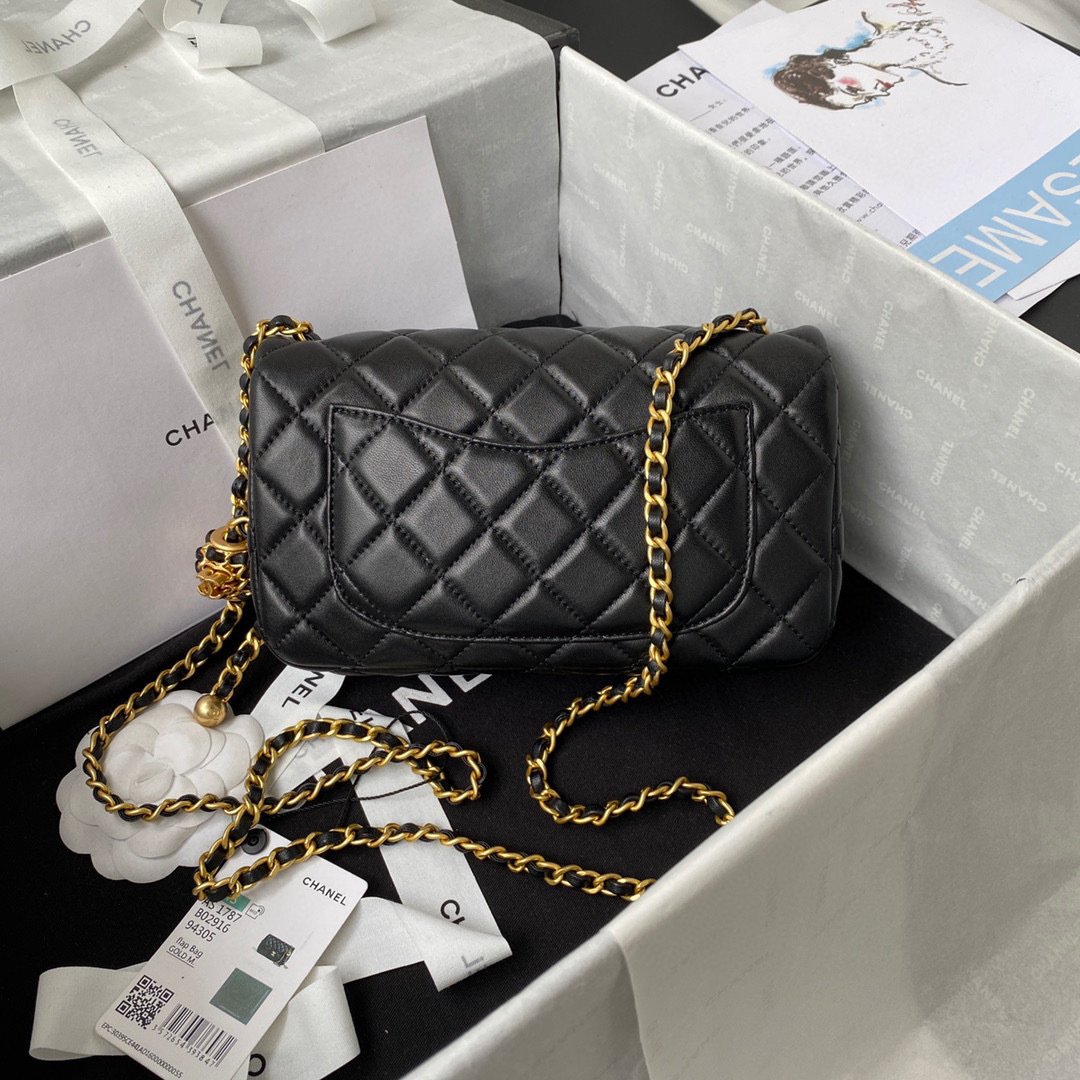 Chanel cf Metall cf Klappe Größe: 20 * 12 * 6 cm