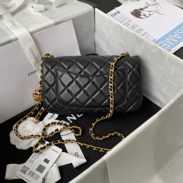 Chanel cf Metall cf Klappe Größe: 20 * 12 * 6 cm