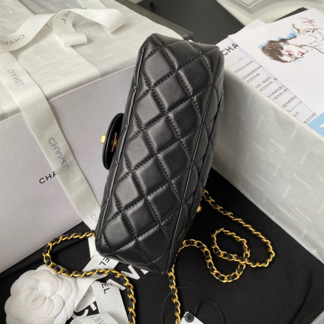 Chanel cf Metall cf Klappe Größe: 20 * 12 * 6 cm
