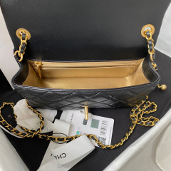 Chanel cf Metall cf Klappe Größe: 20 * 12 * 6 cm