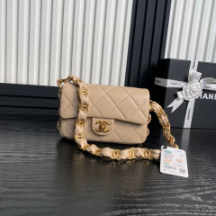 Chanel Double c thick chain Size：21*13*7cm