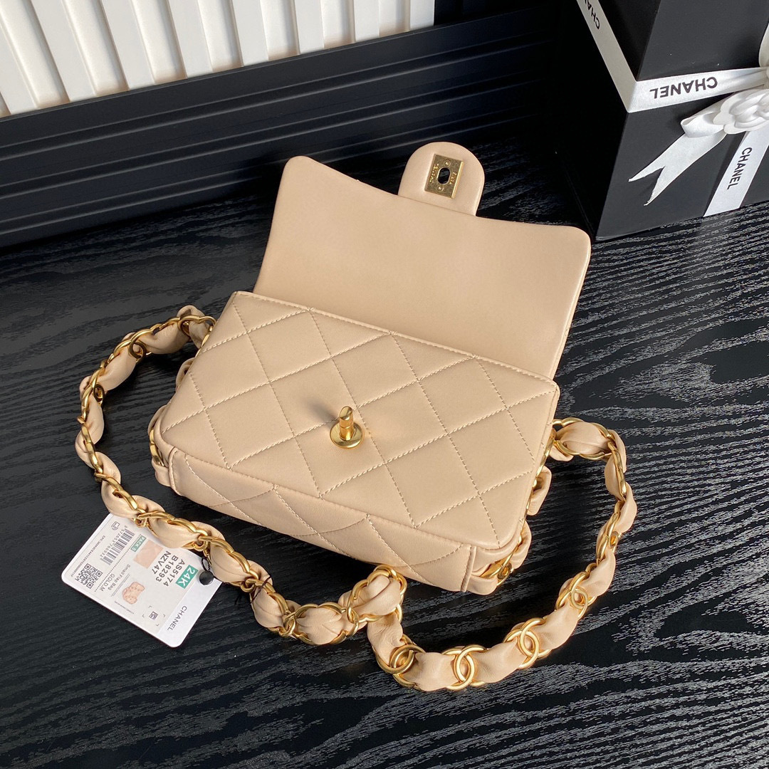 Chanel Double c thick chain Size：21*13*7cm