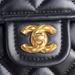 Chanel 24k豆腐包 尺寸：24.5*15.5*7cm