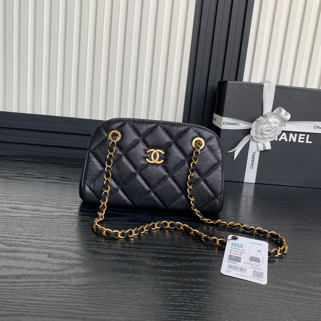 Chanel 24k Bowling Größe: 22 * 14 * 9cm