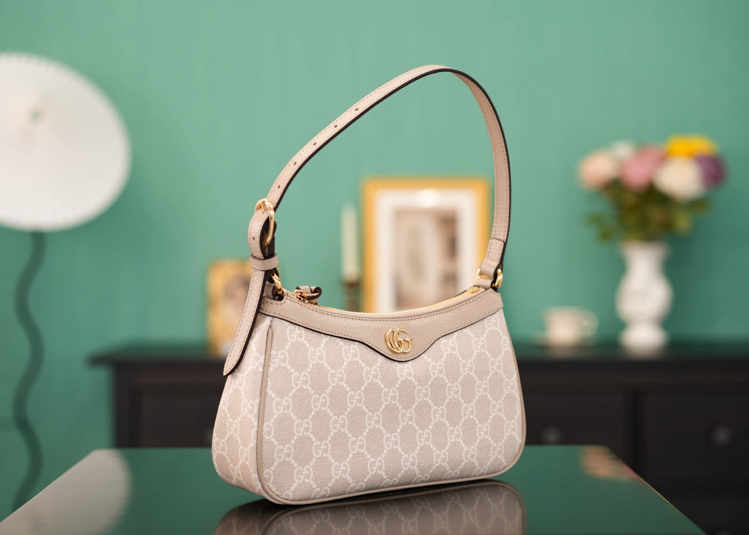 Gucci GG Ophidia Underarm  Size：25*15*6cm