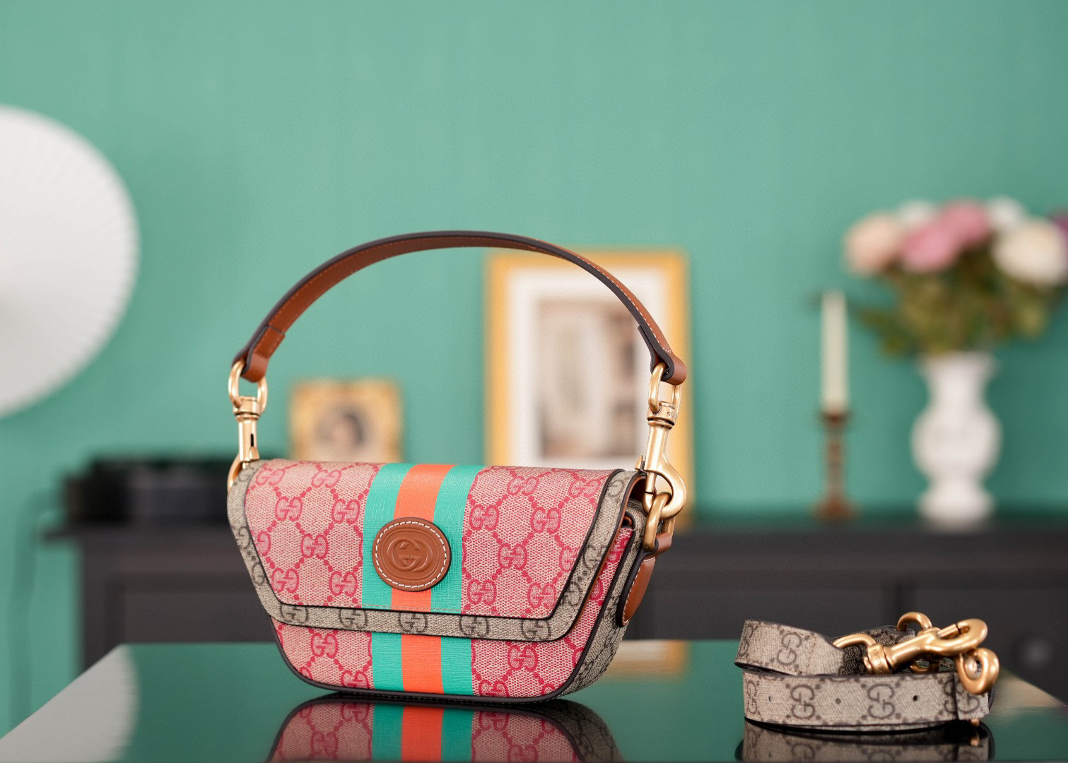 Gucci GG Mini-Handtasche, Größe: 18 x 10 x 4,5 cm