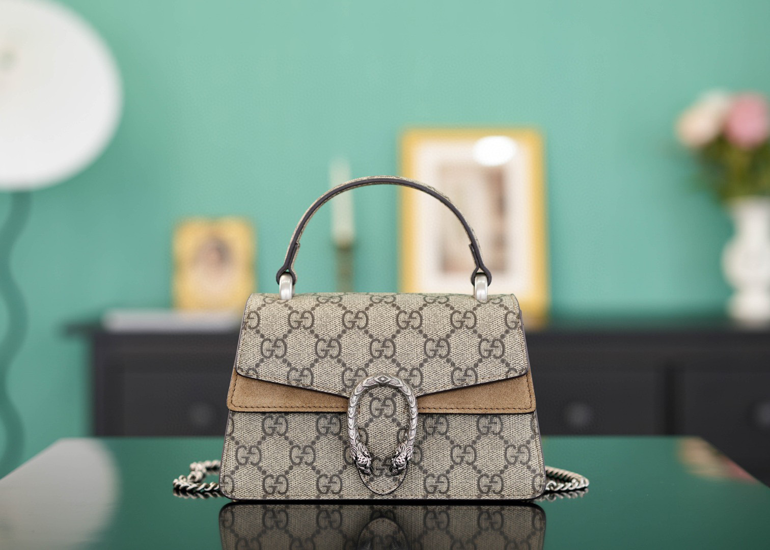 Beg tangan mini Gucci Dionysus Saiz：18*12*6sm