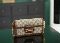 Gucci Horsebit 迷你手提包 尺寸：21.5*12.5*3cm