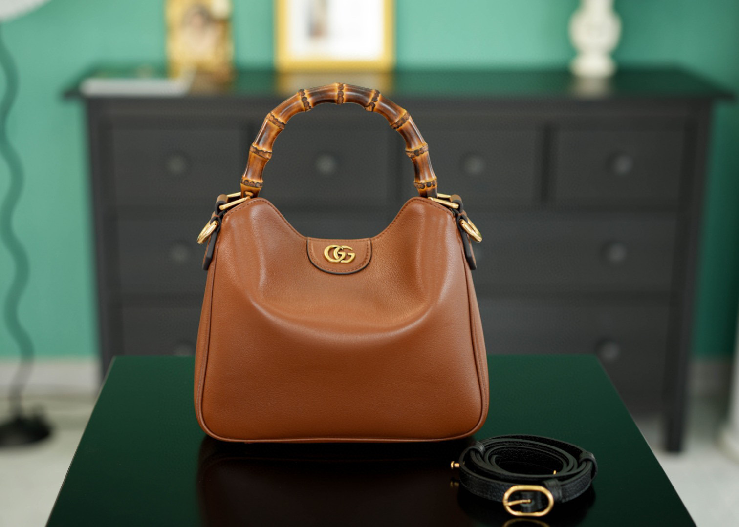 Beg trompet Gucci Diana Slub Saiz：24*15*5sm