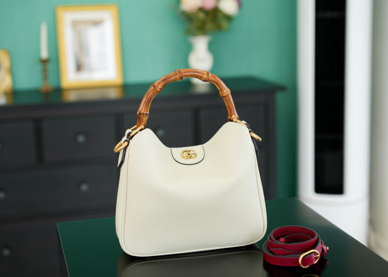 Gucci Diana Slub小号包 尺寸：24*15*5cm