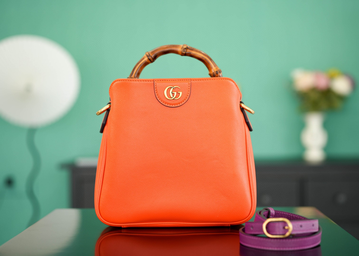 Beg trompet Gucci Diana Slub Saiz：24*15*5sm