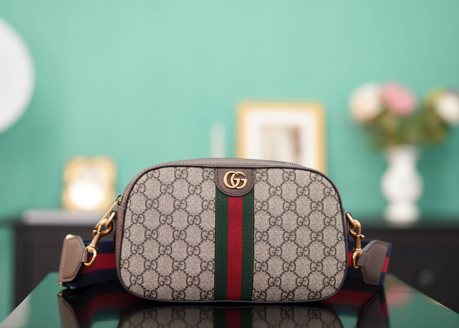 Gucci Ophidia Schultertasche Größe: 24 x 15 x 7 cm