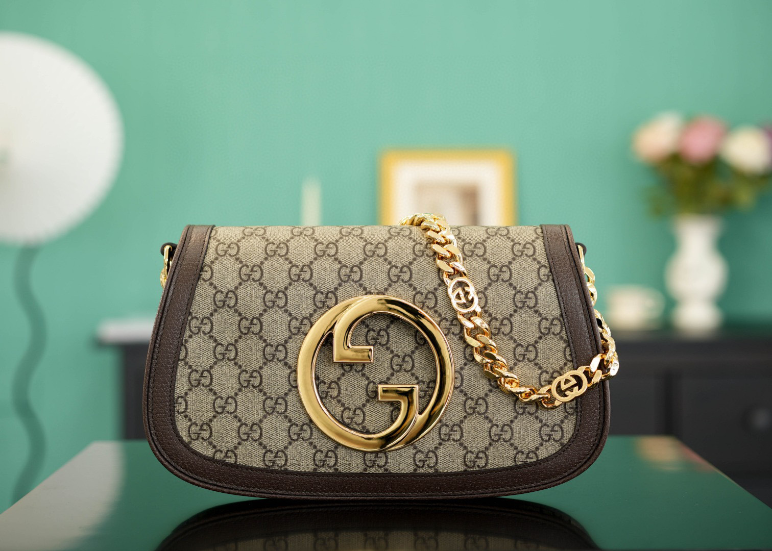 Beg bahu Gucci GG Blondie Saiz：28*16*4sm