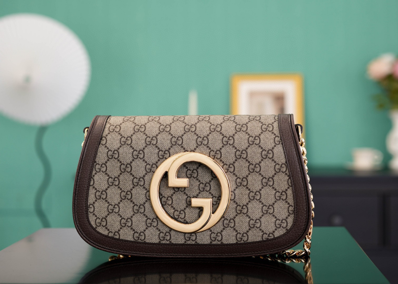Beg bahu Gucci GG Blondie Saiz：28*16*4sm