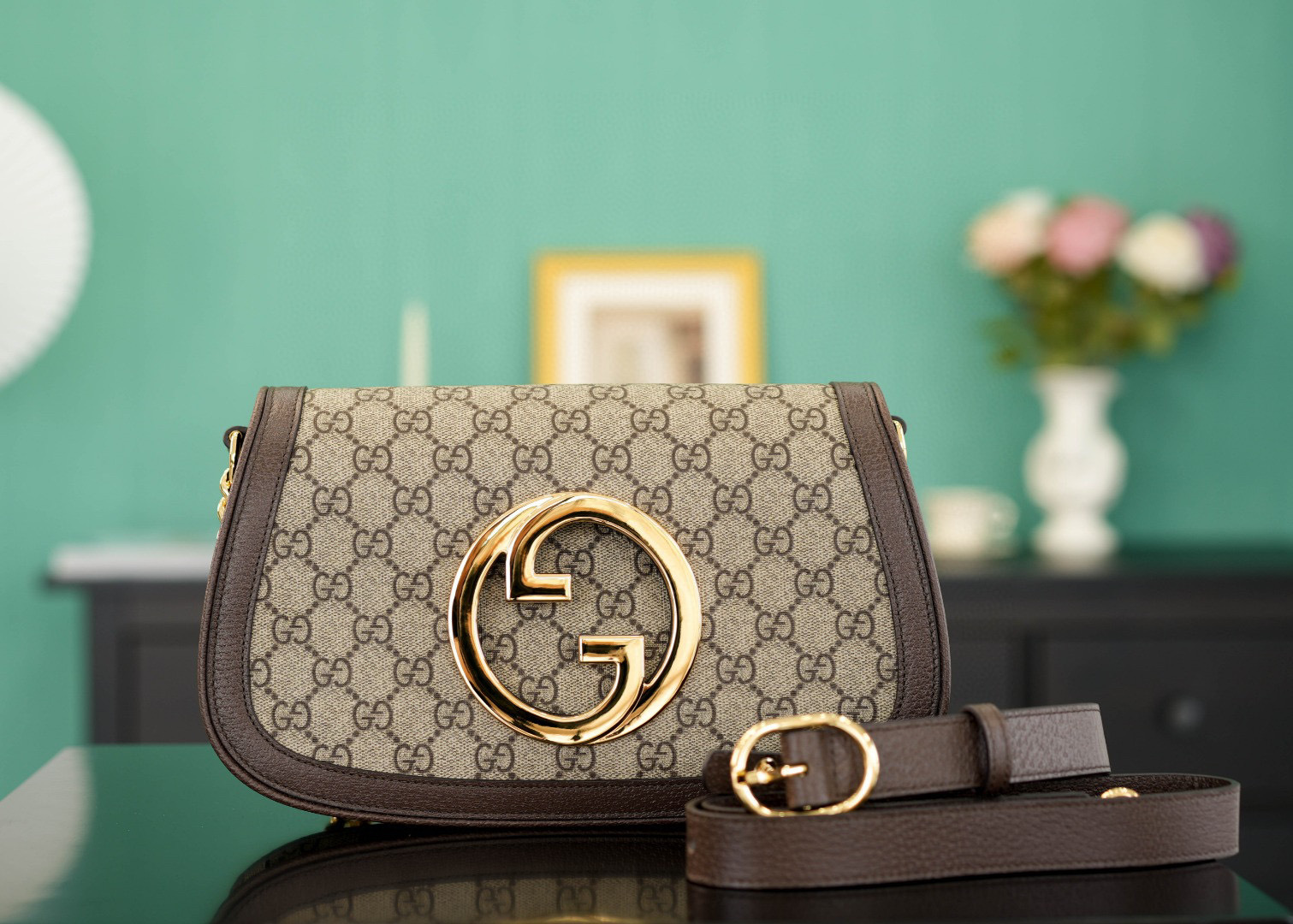 Beg bahu Gucci GG Blondie Saiz：28*16*4sm