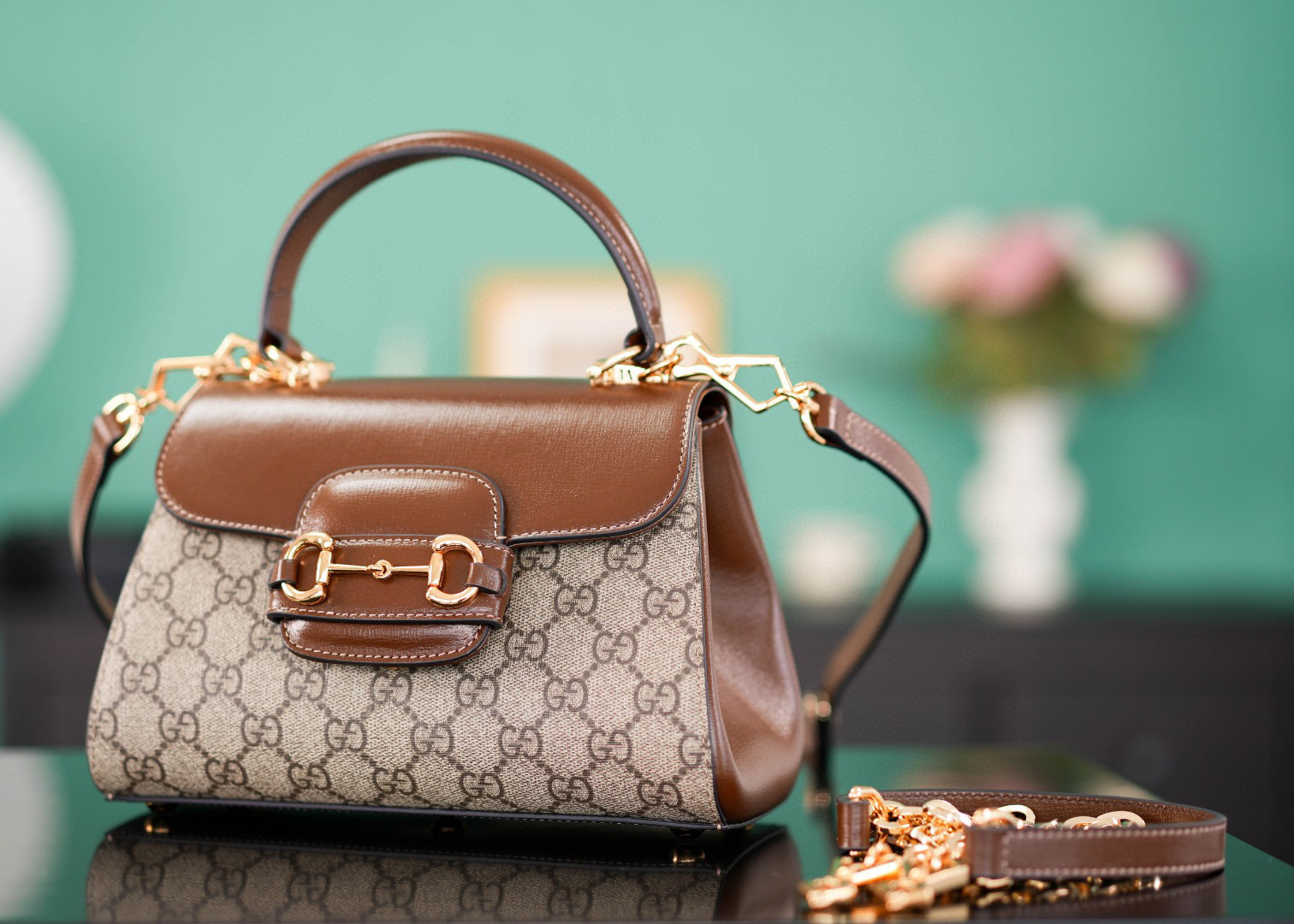Gucci GG Horsebit Minitasche Größe: 22 x 16 x 10,5 cm