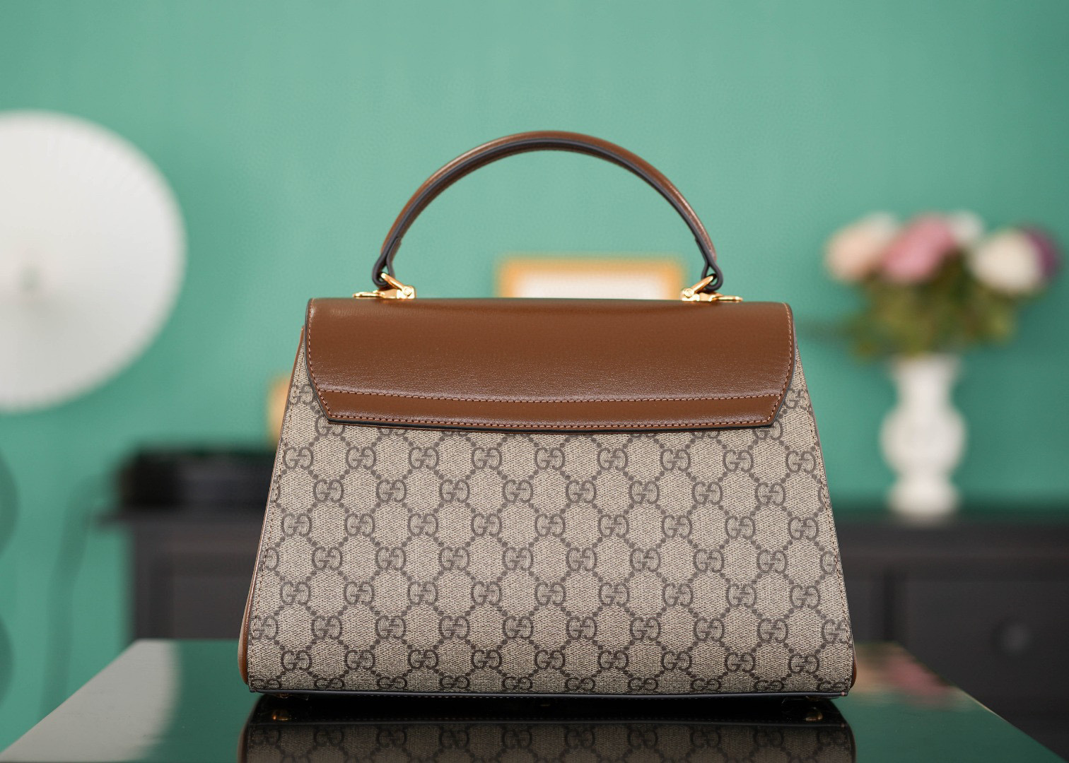 Gucci GG Horsebit mittelgroße Tasche Größe: 29 x 20 x 13 cm