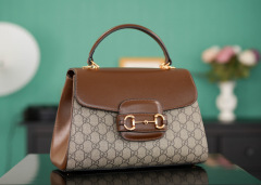 Gucci GG Horsebit mittelgroße Tasche Größe: 29 x 20 x 13 cm