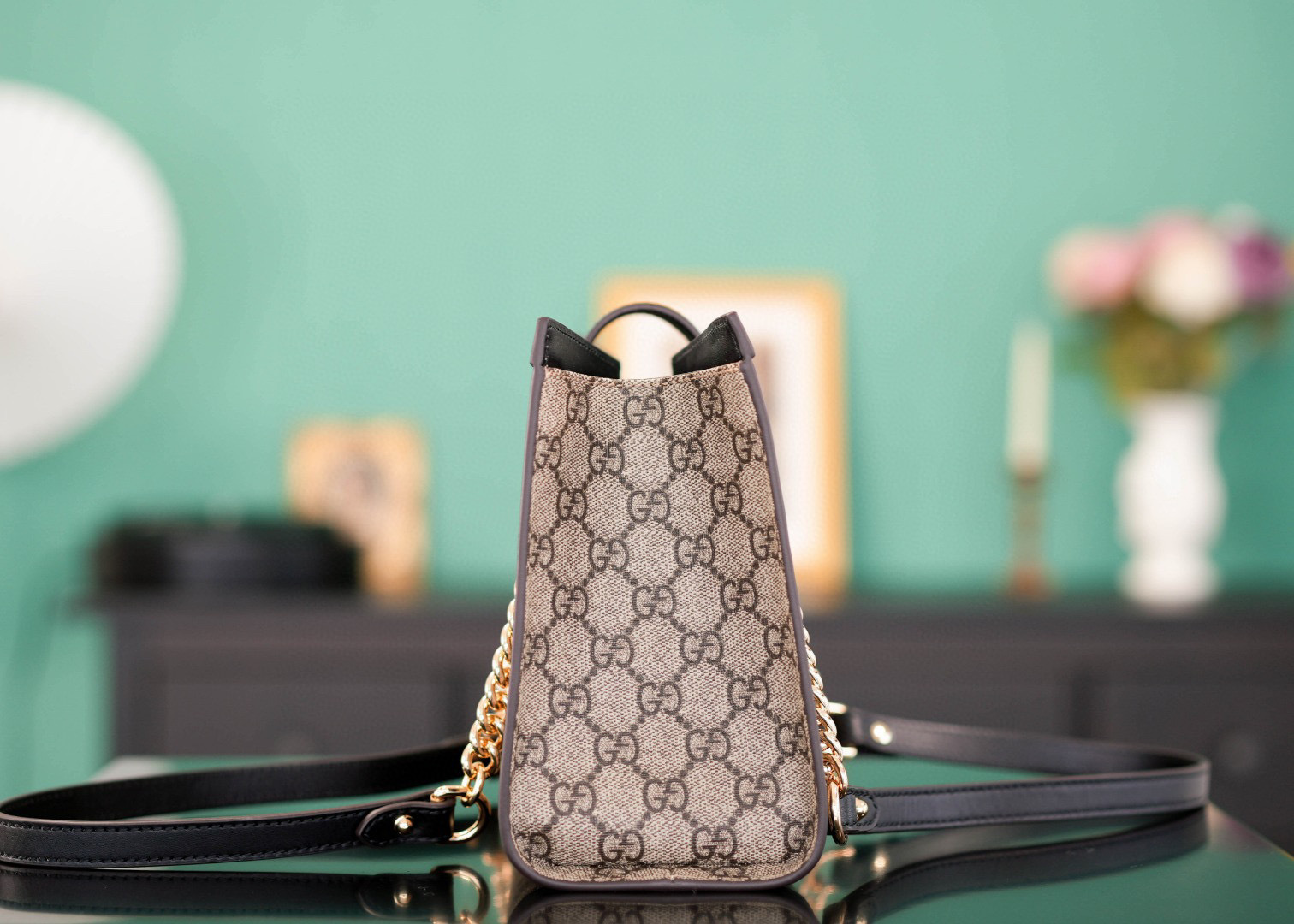 Gucci Padlock Umhängetasche Größe: 26 x 18 x 10 cm