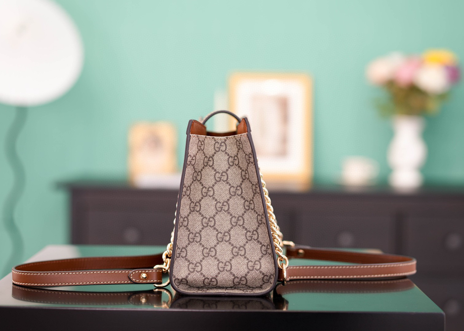 Gucci Padlock Umhängetasche Größe: 26 x 18 x 10 cm