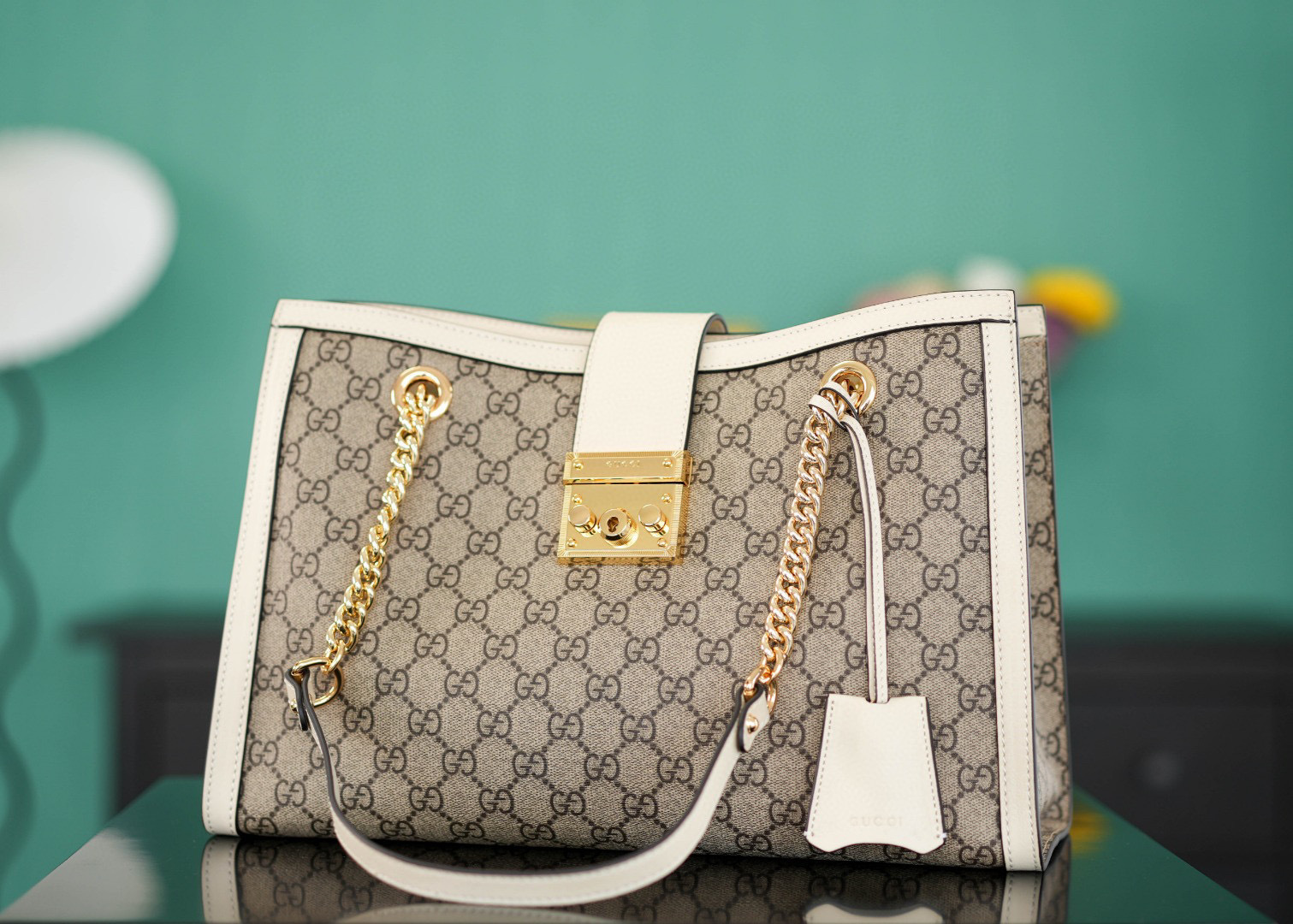 Gucci Padlock Umhängetasche Größe: 26 x 18 x 10 cm