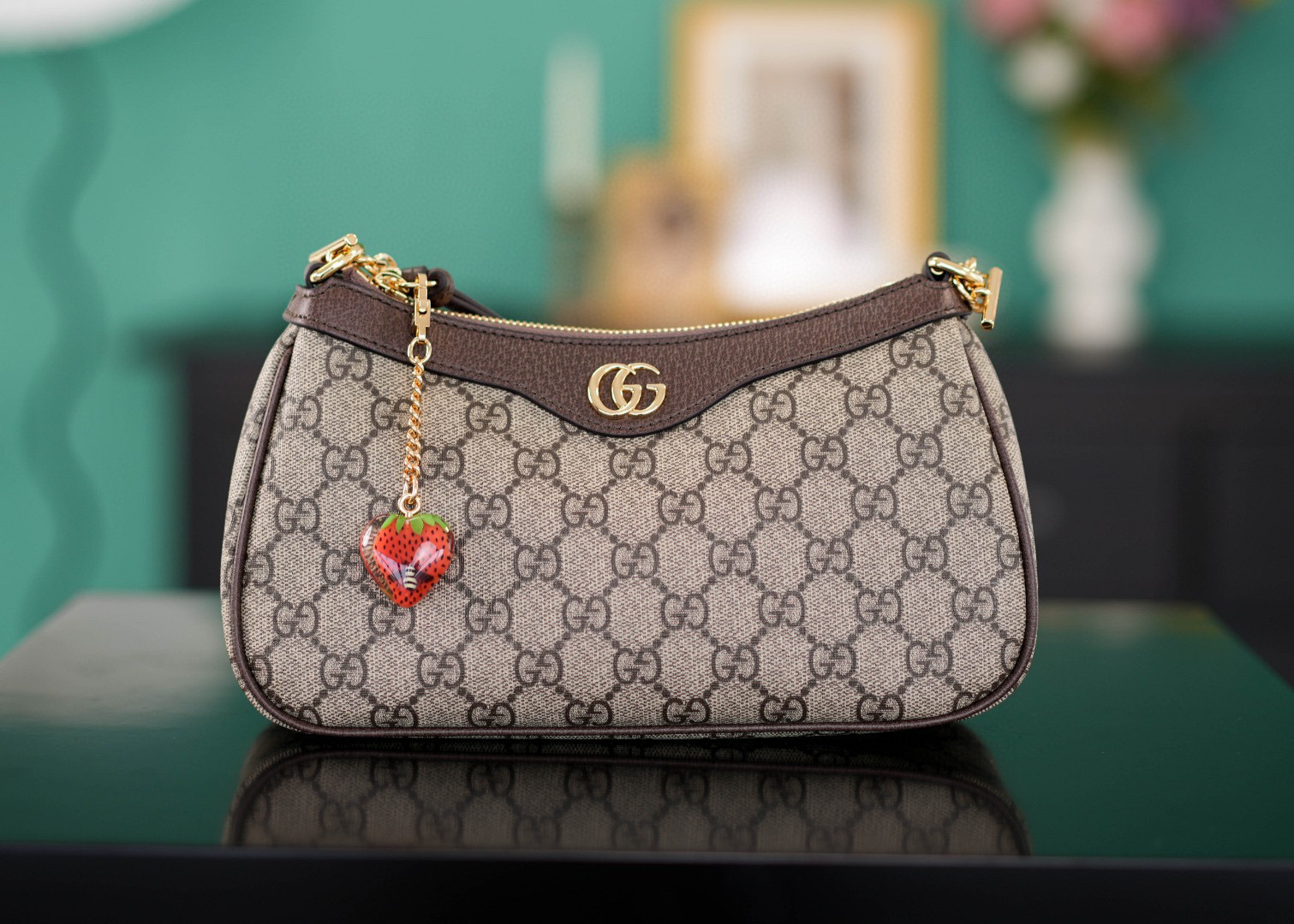 Gucci Ophidia Erdbeertasche Größe: 25 x 15 x 6 cm