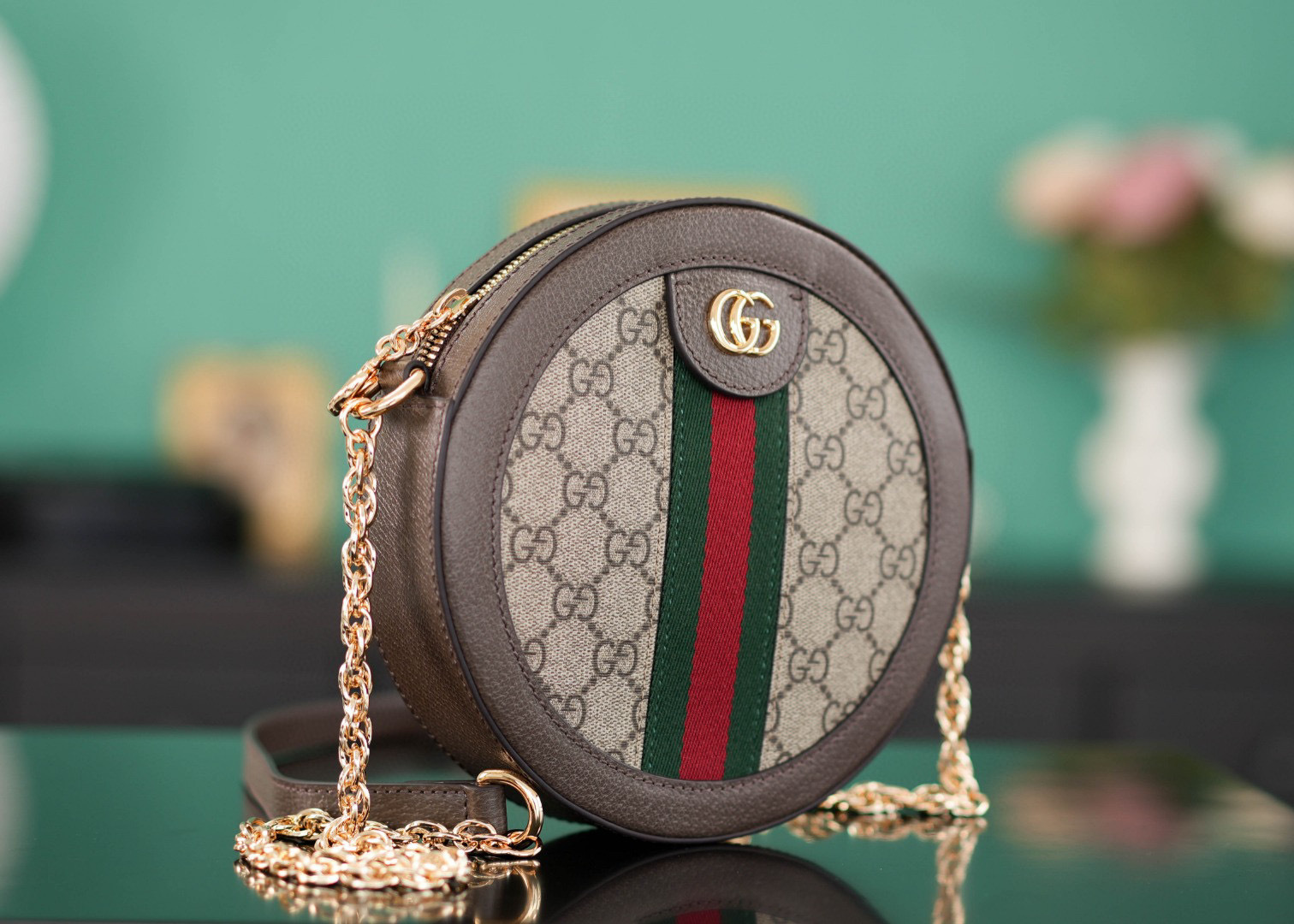 Gucci Ophidia Mini-Umhängetasche, Größe: 18 x 18 x 4,5 cm