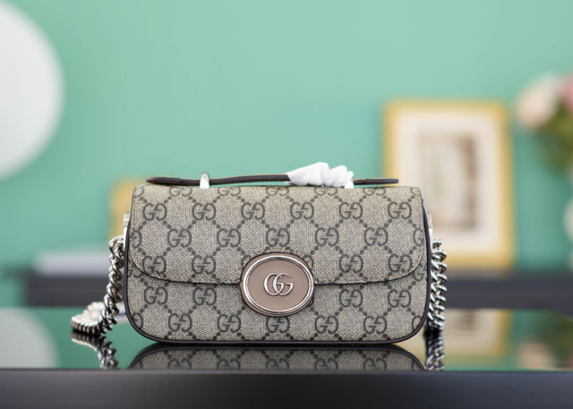 Gucci Petite GG Mini Handtasche Größe: 18,5 x 10 x 4 cm