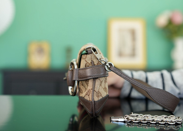 Gucci Horsebit Chain Umhängetasche Größe: 27 x 11,5 x 5 cm